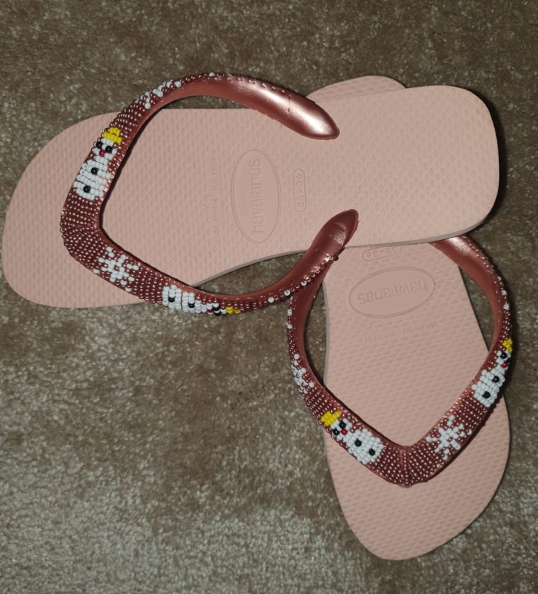 Chinelo Havaianas Top Boneco de Neve - Rosa Ballet