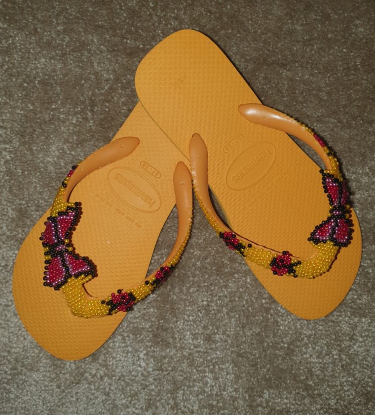 Chinelo Havaianas Top Borboleta - Amarelo