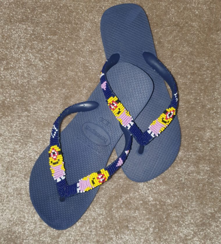 Chinelo Havaianas Top Minions - Azul